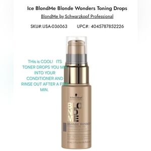Schwarzkopf BlondMe Blonde Wonders Toning Drops - Gold